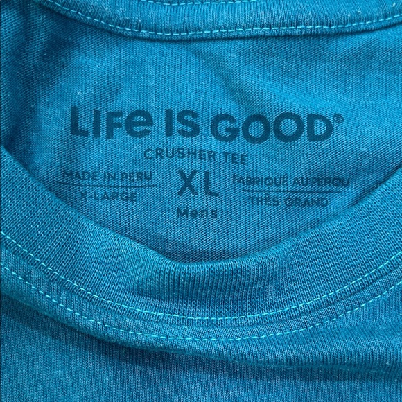 Life Is Good Men's Blue 'Lake My Day' Graphic Tee - Picture 2 of 6